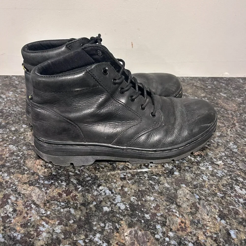 Dr. Martens Bonny Leather Black Chukka Utility Boots Mens 10 JY004 KM07Y
